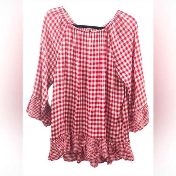 NWT COUNTERPARTS check Gingham shirt - Picture 1 of 5